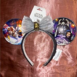 Disney Parks Star Wars Empire Strikes Back 45th Anniversary Leather Ear Headband